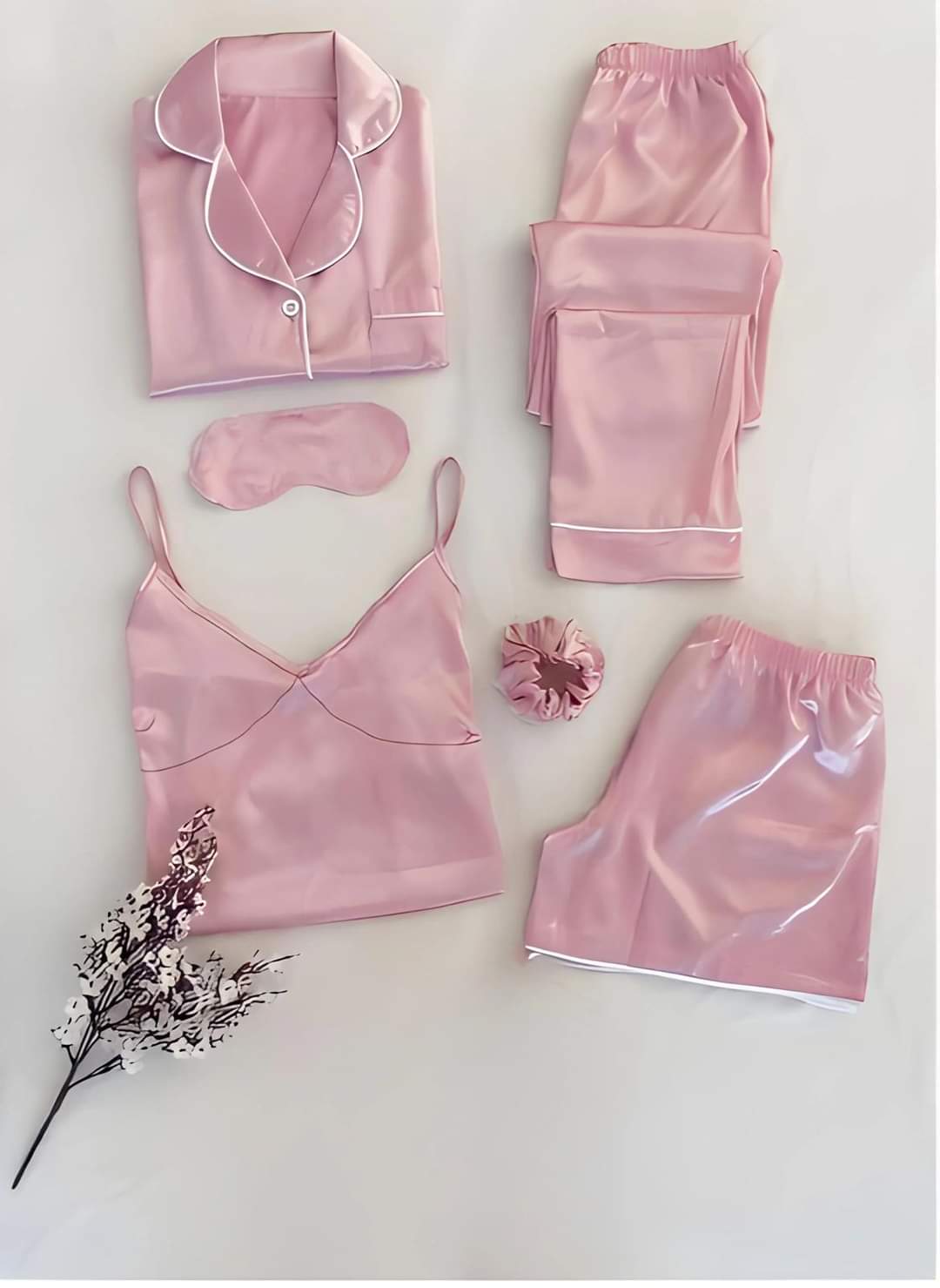 Mianoor Clothing's Six Piece Nighty Set