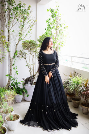 MIANOOR CLOTHING'S 3 PIECE HEAVY EMBROIDERY MAXI