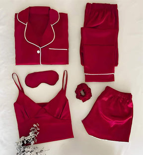 Mianoor Clothing's Six Piece Nighty Set