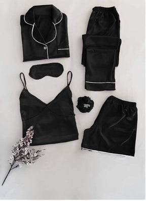 Mianoor Clothing's Six Piece Nighty Set