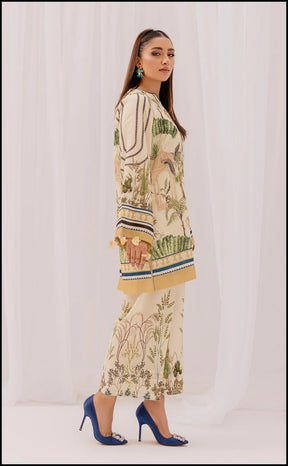 Marfa Vibrant Floral Lawn Pret - Elegant Printed 3-Piece Suit